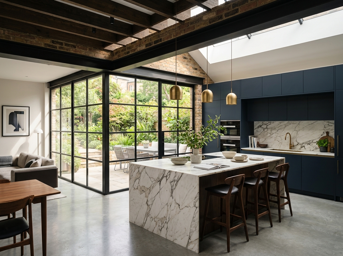 Open-Plan Crittall Kitchen Extension